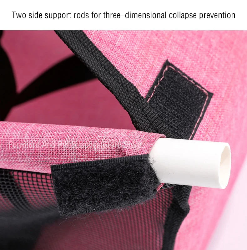 Dog car seat cover foldable hammock pet harness cat bag basket stable and foldable travel pet dog and cat safety car seat