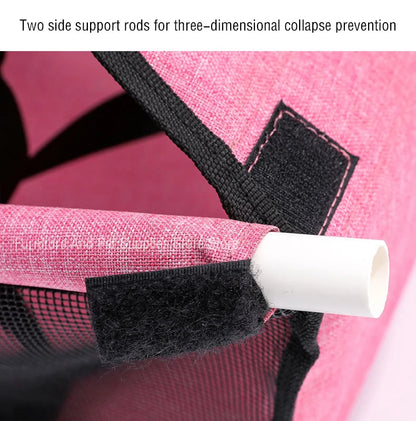 Dog car seat cover foldable hammock pet harness cat bag basket stable and foldable travel pet dog and cat safety car seat