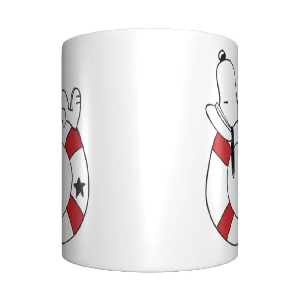 Manga Snoopy Woodstock Cartoon Dog Coffee Mug DIY Customized Ceramic Tea Milk Mug