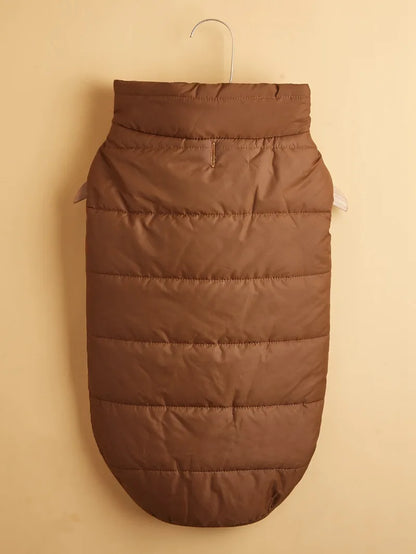 Winter Pet Dog Coat Winter Warmth Clothes Winter Dog Vest With Integrated Keep Warm Fleece Back Zipper For Small Medium Dog