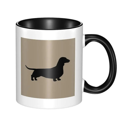 Dachshund Dog Mug Funny Ceramic Coffee Cups Tea Mugs Milk Cup Drinkware Gifts for Friends