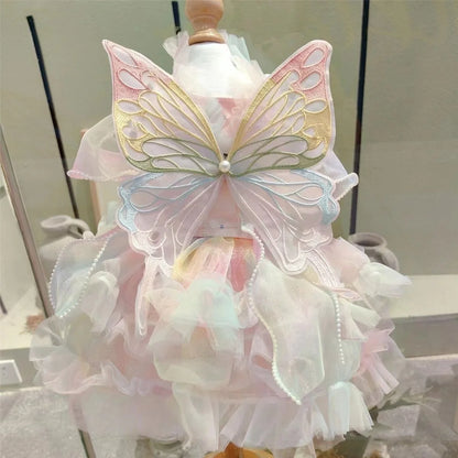 Summer Pet Princess Clothes Pet Dog Dress For Dogs Skirt Dog Wedding York chihuahua poodle For Dogs Skirts Cat Dresses