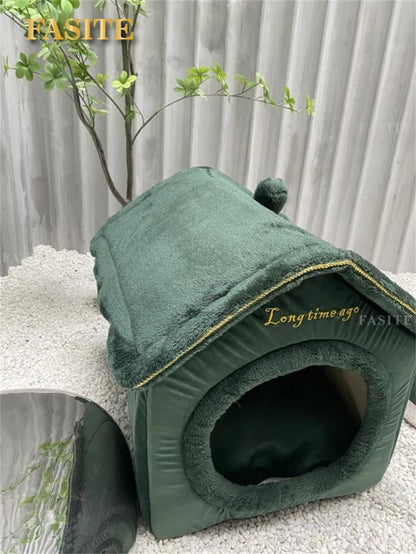 Dog Kennels Four Seasons Universal Small Dog Houses Removable and Washable Warm Dog House Cat Kennel Pet Supplies House for Dogs
