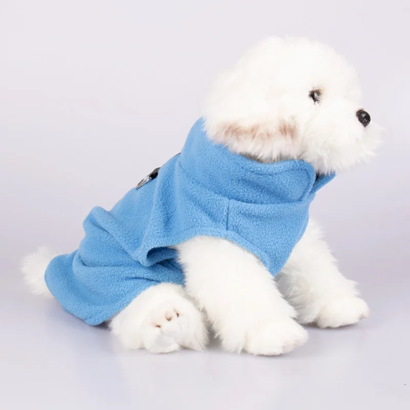 Soft Fleece Dog Clothes For Small Dogs Spring Summer Puppy Cats Vest Shih Tzu Chihuahua Clothing French Bulldog Jacket Pug Coats