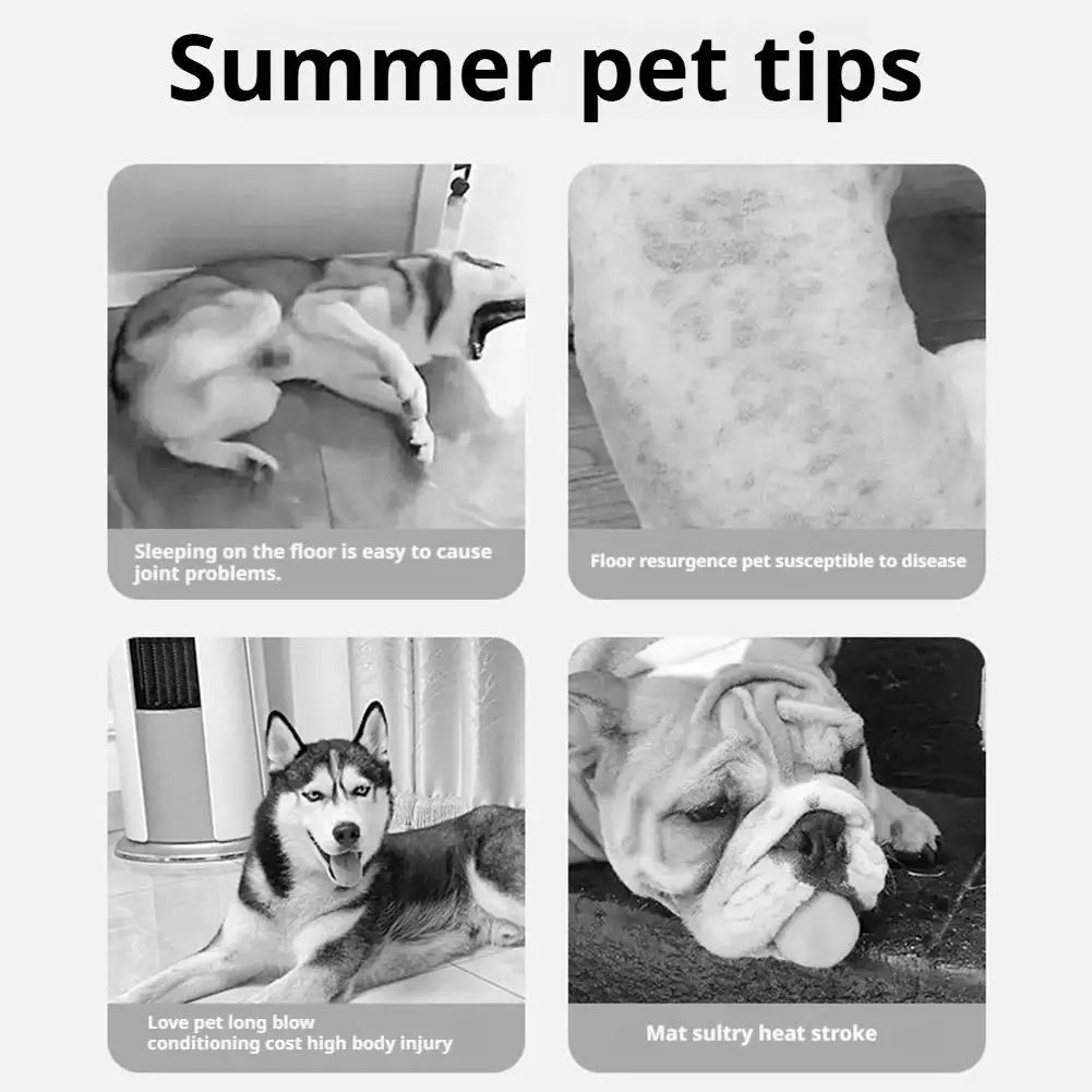 Spring and Summer Upgraded Pillow Sofa Pet Nest, Ice Silk Cat and Dog Cooling Pad, Washable Bottom Waterproof and Anti slip