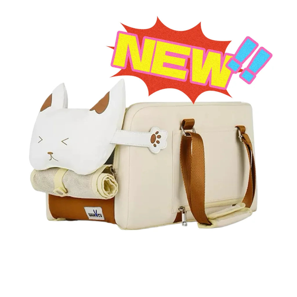 Pet Dog Car Seat Cat Carrier  Booster Seat on  Armrest Travel Bags for Cats Dogs with Easy Carrying Strap Travel Car Carrier