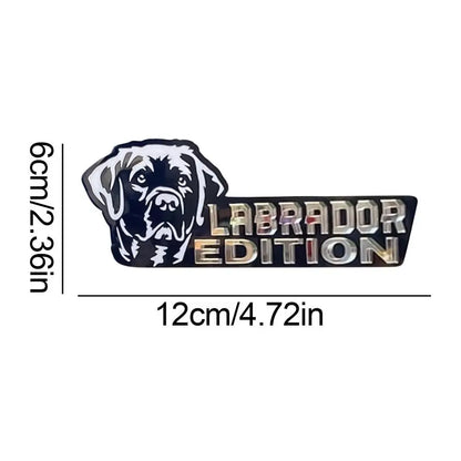 3D Dogs Badge Acrylic Funny Stylish Car Emblems & Badges German Shepherd Pit Bull Sticker Bulldog Decals Auto Exterior Stickers
