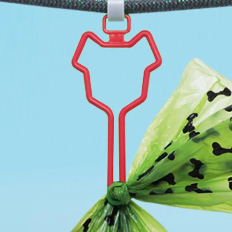 the POOP BAG CARRIER CLIP - Dog Poop Bag Holder, Pet Waste Carrier Clip, Hands-Free Dog Leash Dispenser, Outdoor Walking Puppy Poop Bags Clip, Easy to Carry