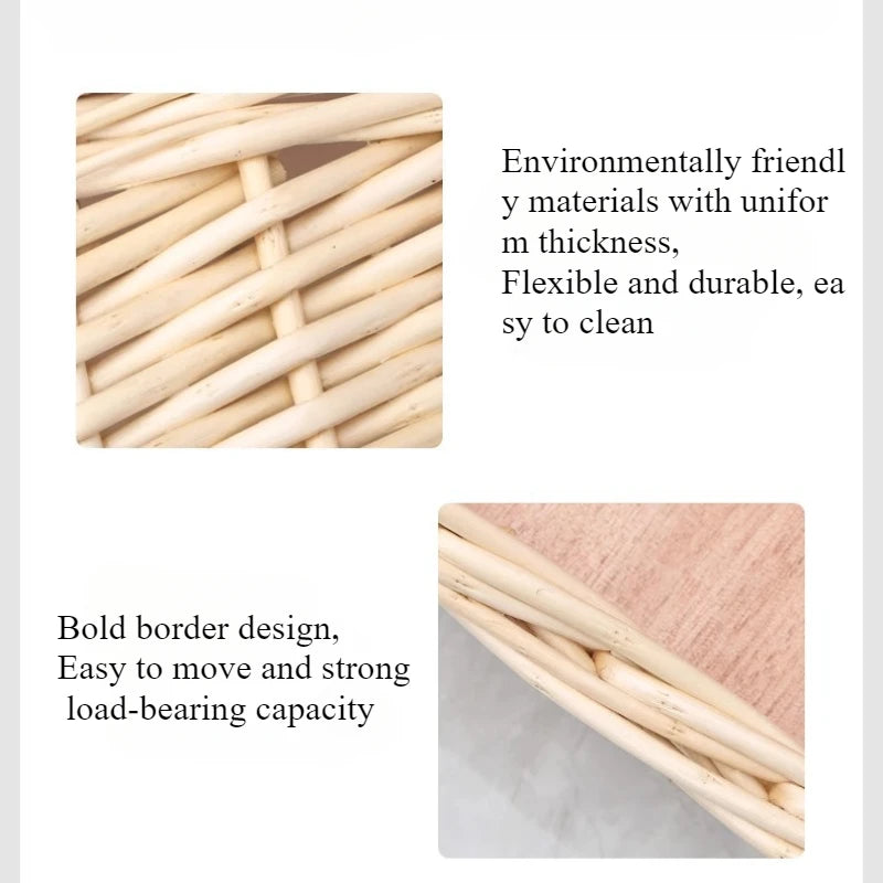 Willow Vine Weaving Dog House Summer Cool Cat Bed Four Season Universal Small Dog Pet Nest Summer Sleeping Mat Teddy Dog Bed