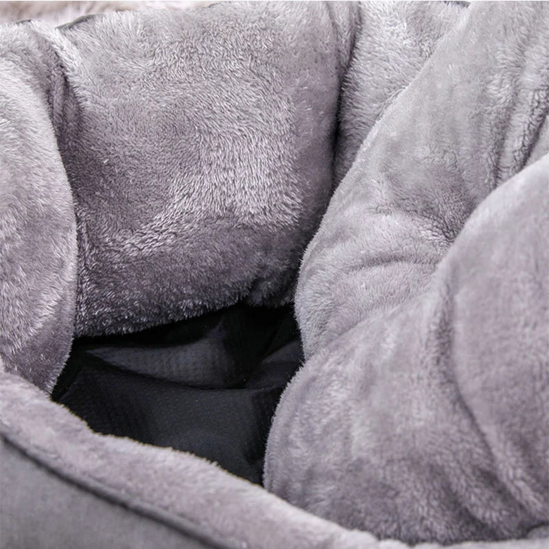 Pet cat bed winter warm plush hugging pet sofa dog bed non-slip removable and washable dog bed cat be