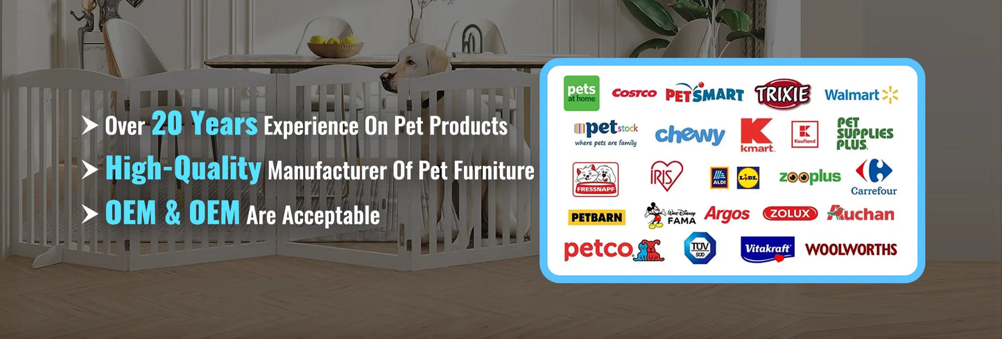 Custom Manufacture Modern Decorative Wood Villa Pet Cage Houses Furniture Corner Crate Dog Sleeping House For Small Medium Dog