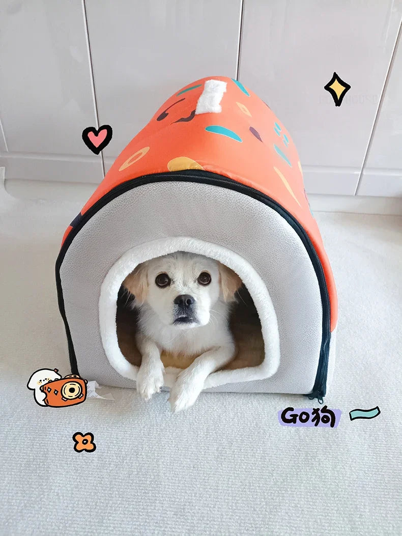 For Household Winter Dog Houses for Pet Shops Large Space Warmth Thicken Pet Cage Creative Comfortable Design House for Dogs