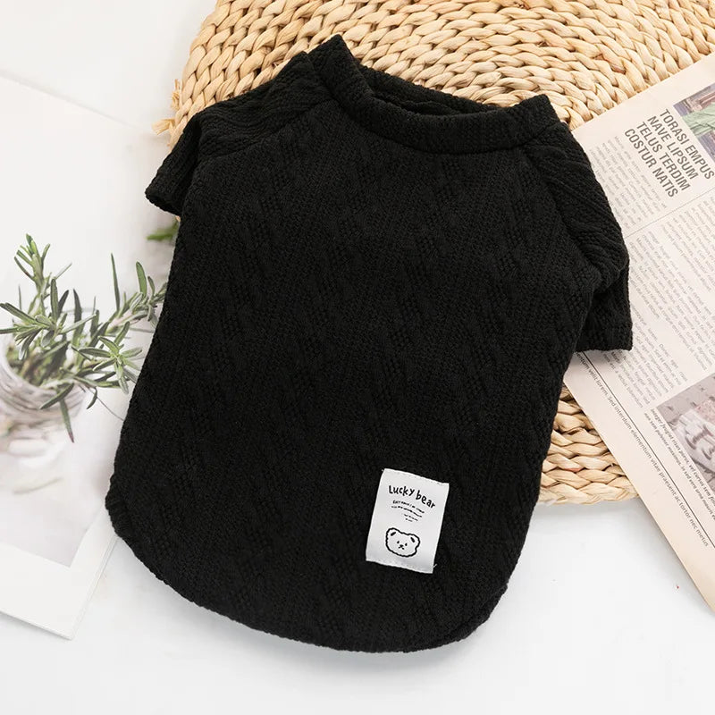 Winter Dog Clothes For Small Dog Designer Luxury Jersey Wool Dog Sweater For Chihuahua York Bulldog Sphynx Cat Knitting Clothing