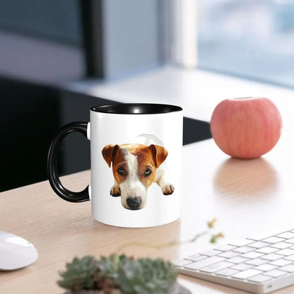 Dog Jack Russell Terrier -cute Gift Jack Russell Terrier For Mom Mug Funny Ceramic Coffee Cups Tea Mugs Milk Cup Drinkware Gifts