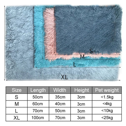 the PAWPLUSH SLEEP MAT - Plush Dog Cushion, Washable Soft Pet Dog Bed Sleeping Mat, Cat/Dog Beds, Dog Pad, Winter Warm Pet Blanket, Large/Medium Dog Cushion