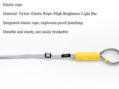 the SECUREWALK ANTI-LOST LEASH - New Anti-Lost Dog Leash, Explosion-Proof Dog Leash, Nylon Reflective Small/Medium Dog Leash for Walking Dogs, Outdoor Supplies