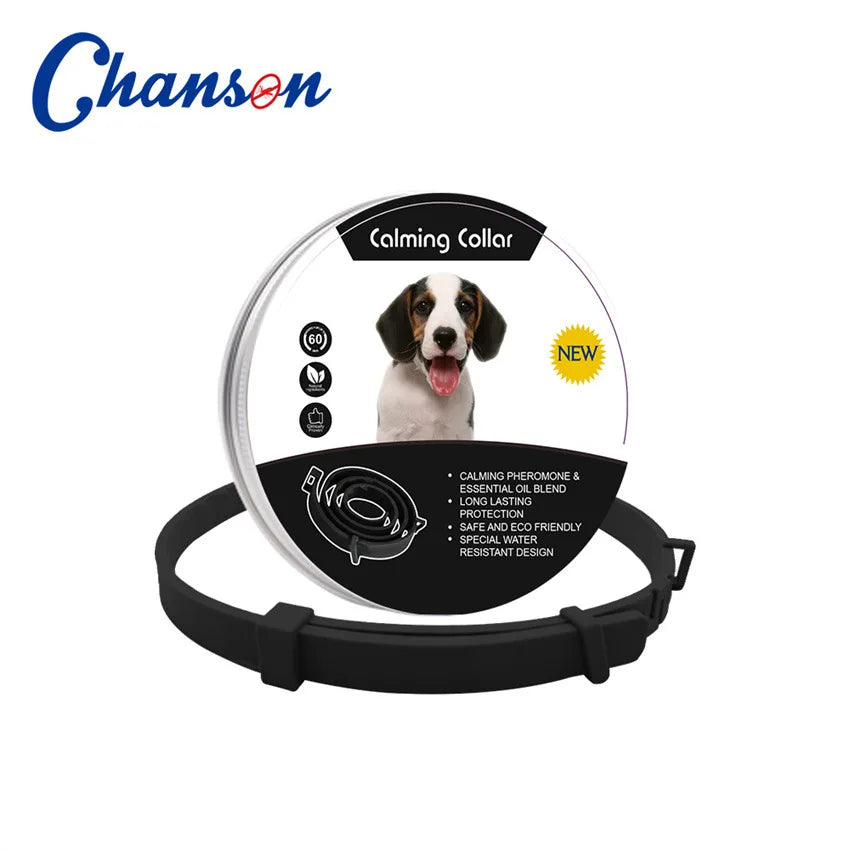 the TRANQUILTAIL CALMING COLLAR - Pet Calming Collar for Cats/Dogs, Adjustable Anxiety Pheromone Reducing Pet Collar, Lasting Natural Calm Relax Soothing Collars