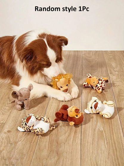 Animal Shaped Pet Chew Toys | Soft & Safe for Teething Puppies | Perfect for Small Dog Breeds | Interactive Boredom Relief Play