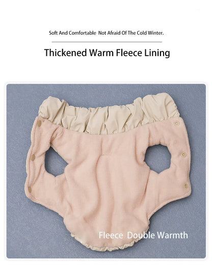 Dog Clothes With Warm Straps Cotton Jackets Pet Two-Legged Jackets Medium-Sized Dog Clothes Autumn-Winter Outfits