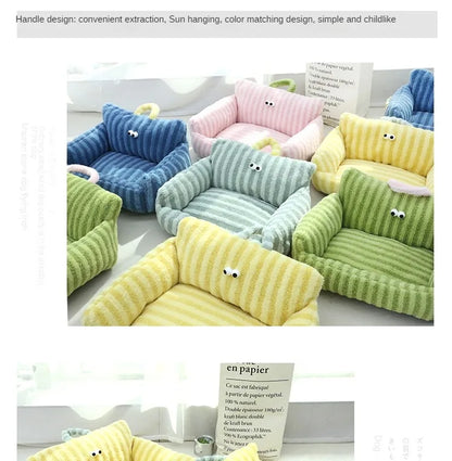 Puppy special sofa kennel winter warm pet Internet celebrity cat nest small dog dog sleeping mat cushion winter bed