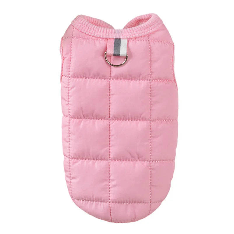 Warm Puppy Coat for Small Medium Dogs Cats Clothes French Bulldog Costume Winter Chihuahua Pug Padded Clothing Shih Tzu Outfits