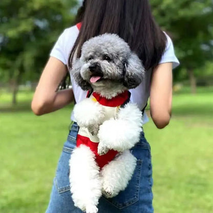 Dog Outdoor Portable Backpack Pet Carrying Backpack Breathable Dog Cat Front Chest Backpacks Small Medium Puppy Supplies