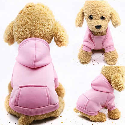 Winter Dog Hoodies Sweatshirt Jacket for Small and Medium Dog Pet Coat Puppy Clothes Chihuahuas Bulldog Costume Puppy Pet Autumn