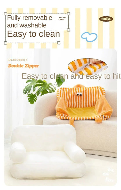 Kennel Universal in All Seasons Small and Medium-sized Dogs Removable and Washable Dog Bed Small Teddy Sofa Pet Accessories