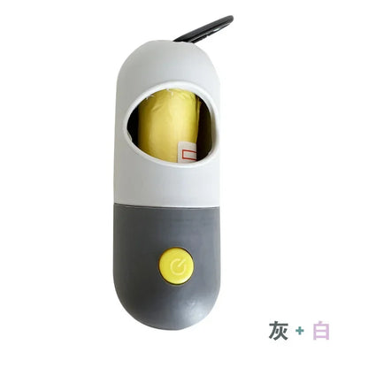 the LED LIGHT POOP BAG DISPENSER - Degradable Dog Poop Bag Dispenser, LED Light Waste Bags Holder, Dispensers Poop Bags Set, Dogs Trash Pets Clean Accessories