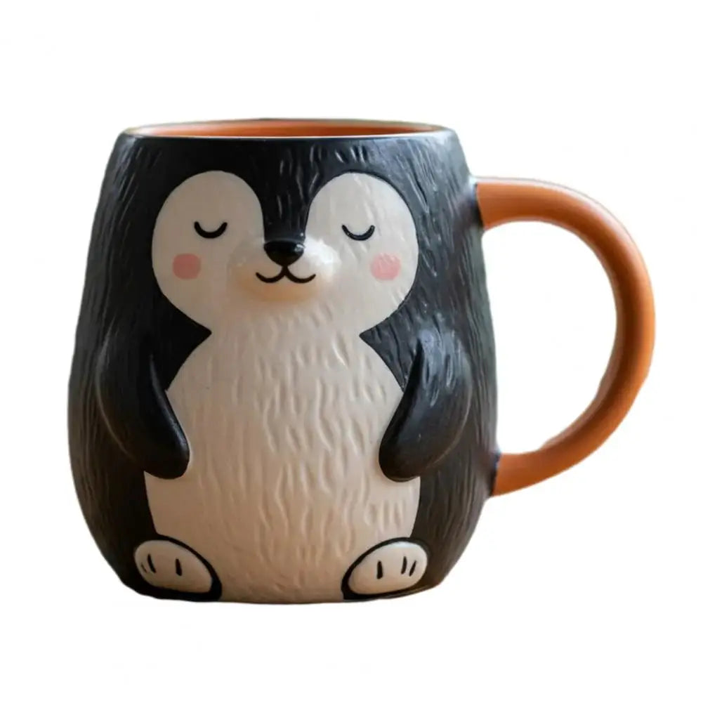 Animal Shaped Ceramic Mug Design Coffee Cup Shape Resin Mug Set Elephant Sheep Owl Cat Dog Styling Hot Drink Cups for Home Decor