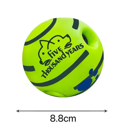 Pet Dog Toy Ball Wobble Wag Giggle Sound-Emitting Glow Ball Interactive Dog Toy Funny Indoor or Outdoor Play Agility Training