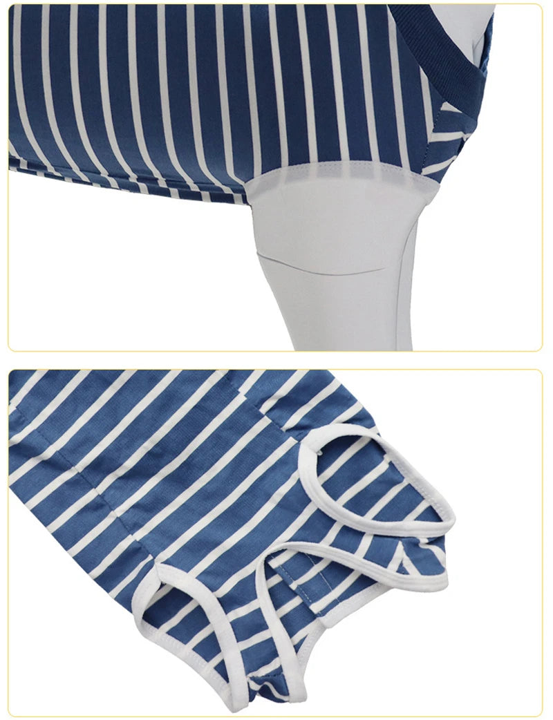 Modal Dog Recovery Clothing Pet Sterilization Surgery Suit  Anti Licking Wounds Dog Shirt for Large Dogs Four-legged Jumpsuit