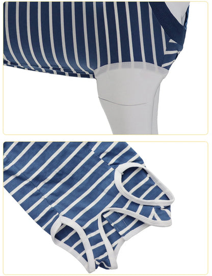 Modal Dog Recovery Clothing Pet Sterilization Surgery Suit  Anti Licking Wounds Dog Shirt for Large Dogs Four-legged Jumpsuit