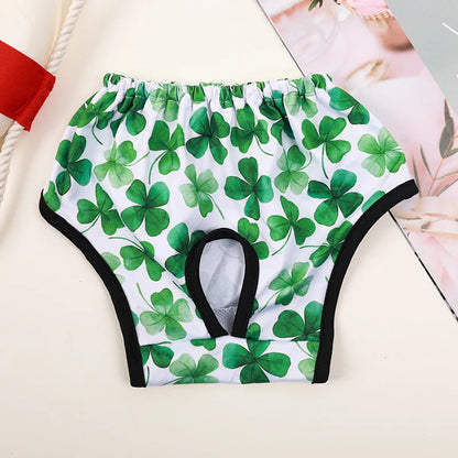 Female dog Cute Washable Male Dog Diapers, Reusable High Absorbency Leak-Proof Male Dog Diapers cat Physiological Pants