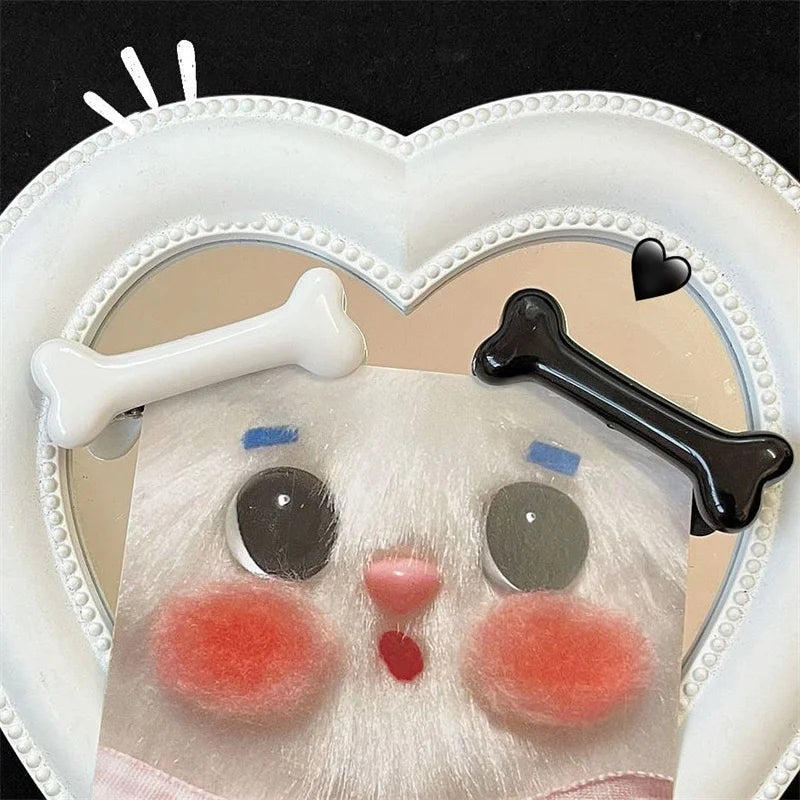 the PAWCHARM BONE HAIR CLIP - New Dog Hairpin Puppy/Kitten Bone Hair Clips, Cute Duckbill Clip, Pet Hair Accessories, Pet Hair Grooming, Dog Accessories