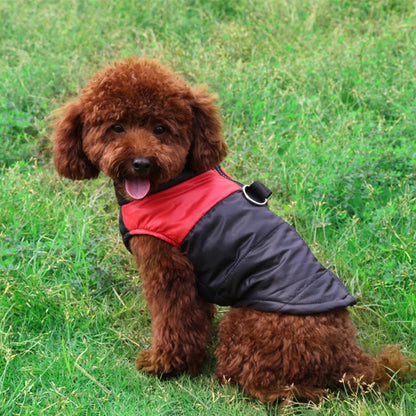 Waterproof Pet Dog Puppy Vest Jacket Winter Warm Dog Clothes Pet Padded Vest Zipper Jacket Coat For Small Medium Large Dogs