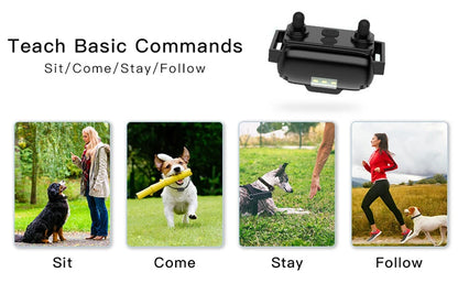 the POWERPET COMMAND PRO - VIP Electric Dog Training Collar, Waterproof Dog Bark Collar, Pet with Remote Control Rechargeable Anti-Barking Device Equipment