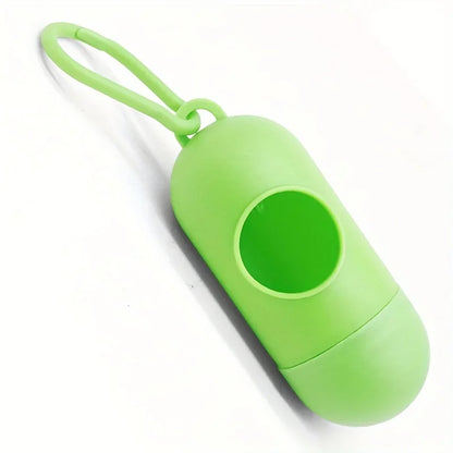 the CAPSULE CLEAN BAG HOLDER - Pill Shaped Poop Bags Dispenser, Garbage Holder Dispenser, Pet Supplies For Dogs, Collars And Leashes