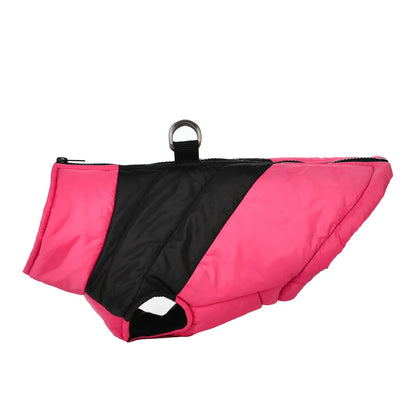 Cozy Puppy Clothes Winter Windproof Jacket Coat Warm Solid Pet Zipper Costumes For Small Medium Dogs Cats French bulldog Outfits