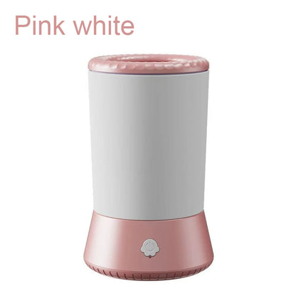 the PAW WASHER - Electric Pet Paw Washer Cup, Portable Dog Paw Cleaner, Portable Foot Washer Cup, Comfortable Foot Cleaning Machine, Dog Brushes