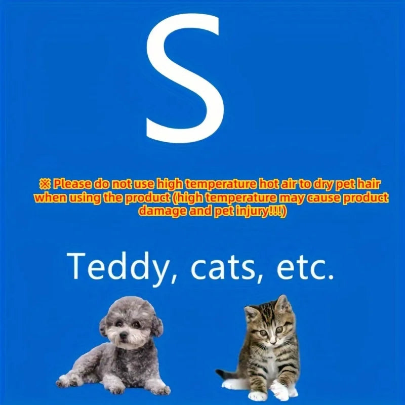 Foldable Pet Drying Bag Portable Efficient Drying Bag for Dog Cats Bathing Hair Drying Grooming Dog Cleaning Small Medium Large