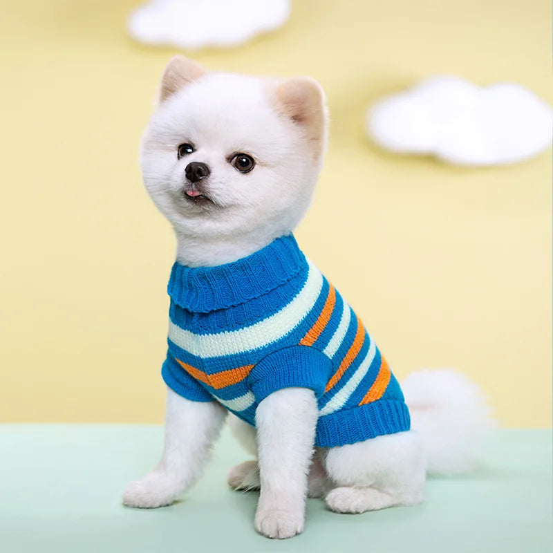 Winter Warm Dogs Sweater Puppy Soft Knitting for Small Medium Dogs Kittens Clothes Pets Pullover Chihuahua Coat Bulldog Costumes