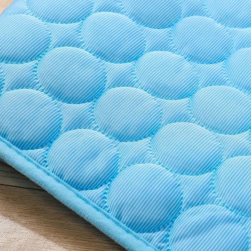 Dog Cooling Summer Pad Mat For Dogs Cat Blanket Sofa Breathable Pet Dog Bed Summer Puppy Pet Mat Car Seat Cover Pet Supplies