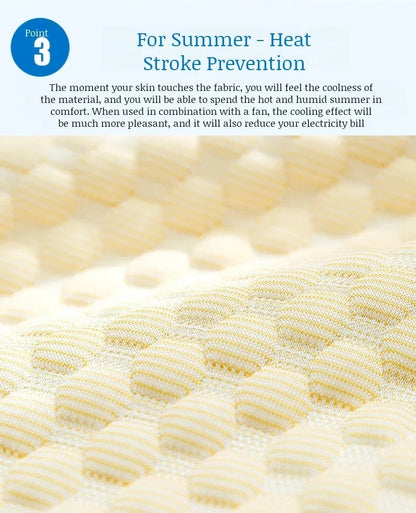 Pet Cooling Pad with L Shaped Pillow and Two Cute Eyes Pattern for Dogs and Cats Washable Ice Cooling Mat Summer Comfort Design