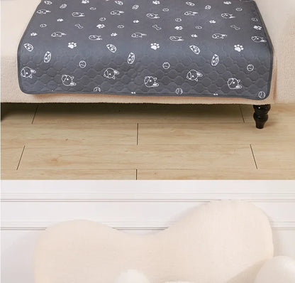 the PAWSHIELD REUSABLE MAT - Reusable Dog Pee Pad Blanket, Absorbent Diaper Washable Puppy Training Pad, Pet Bed Urine Mat for Pet, Car Seat Cover, Pet Bed New