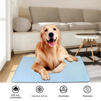 5 Sizes Cushion Moisture-proof Cold Bed Pet Cooling Mat Dog Cat Sleeping Pad Mattress