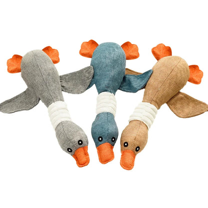 New Pet Toys Geese Sound Bite Resistant Teeth Grinding Teeth Cleaning Dog Cat Pet Supplies