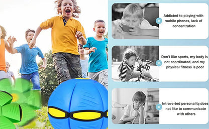 Flying Saucer Bouncing Ball Is A Durable Elastic Fun Dog Pet Toy Suitable for Outdoor Activities Exercise Parent Children Toy