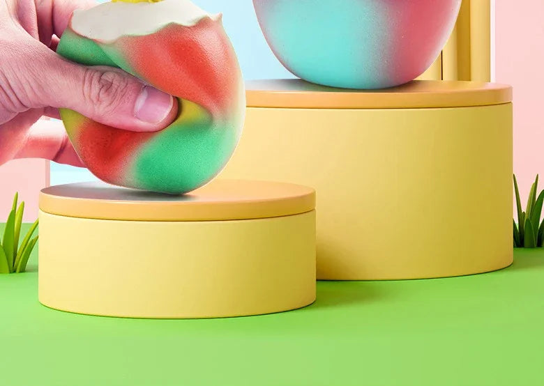 Dog Latex Toys Interactive Games Stretchable Dragon Eggs Teething Playing Easy Clean Squeeze Transform Sound Toys Pet Supplies