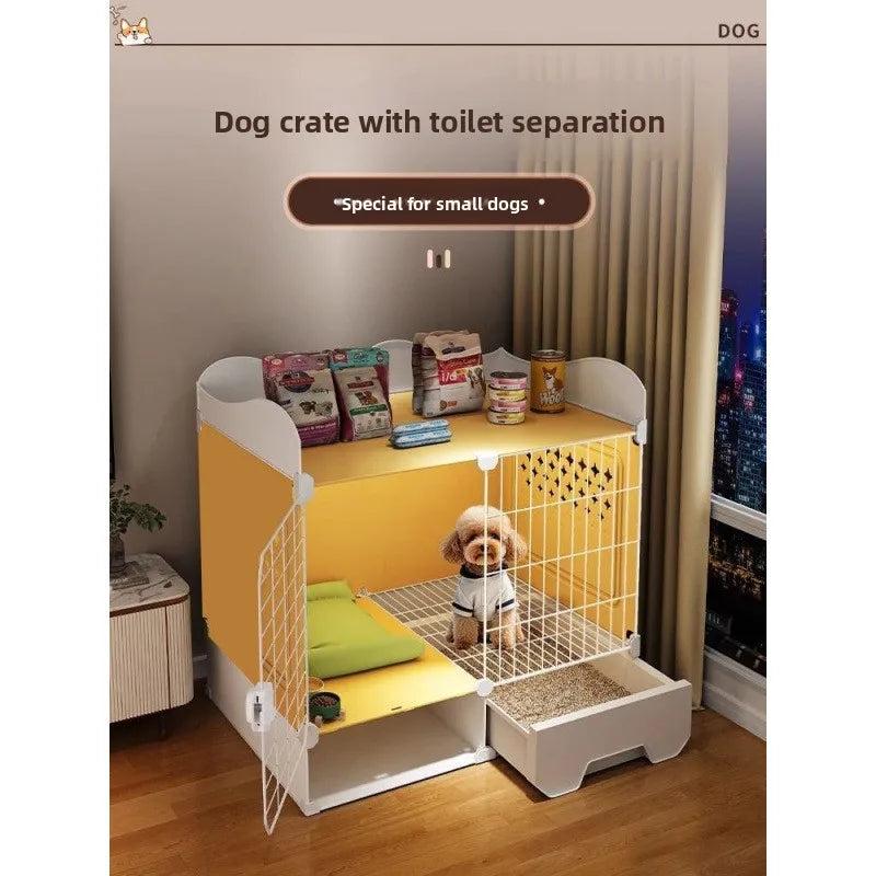 Kennel Luxury Large Space With Villa Dog Cage Small Dog Separation